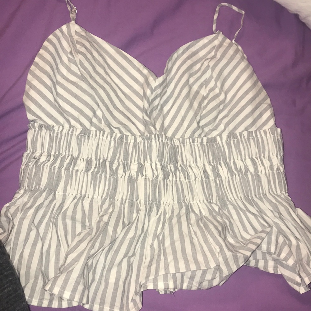 Express Peplum Tank.